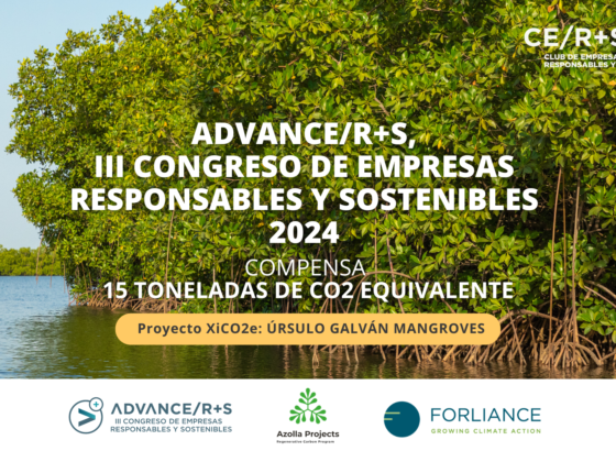 ADVANCE/R+S compensa su huella de carbono para un futuro más AZUL con la colaboración de Azolla Projects y FORLIANCE