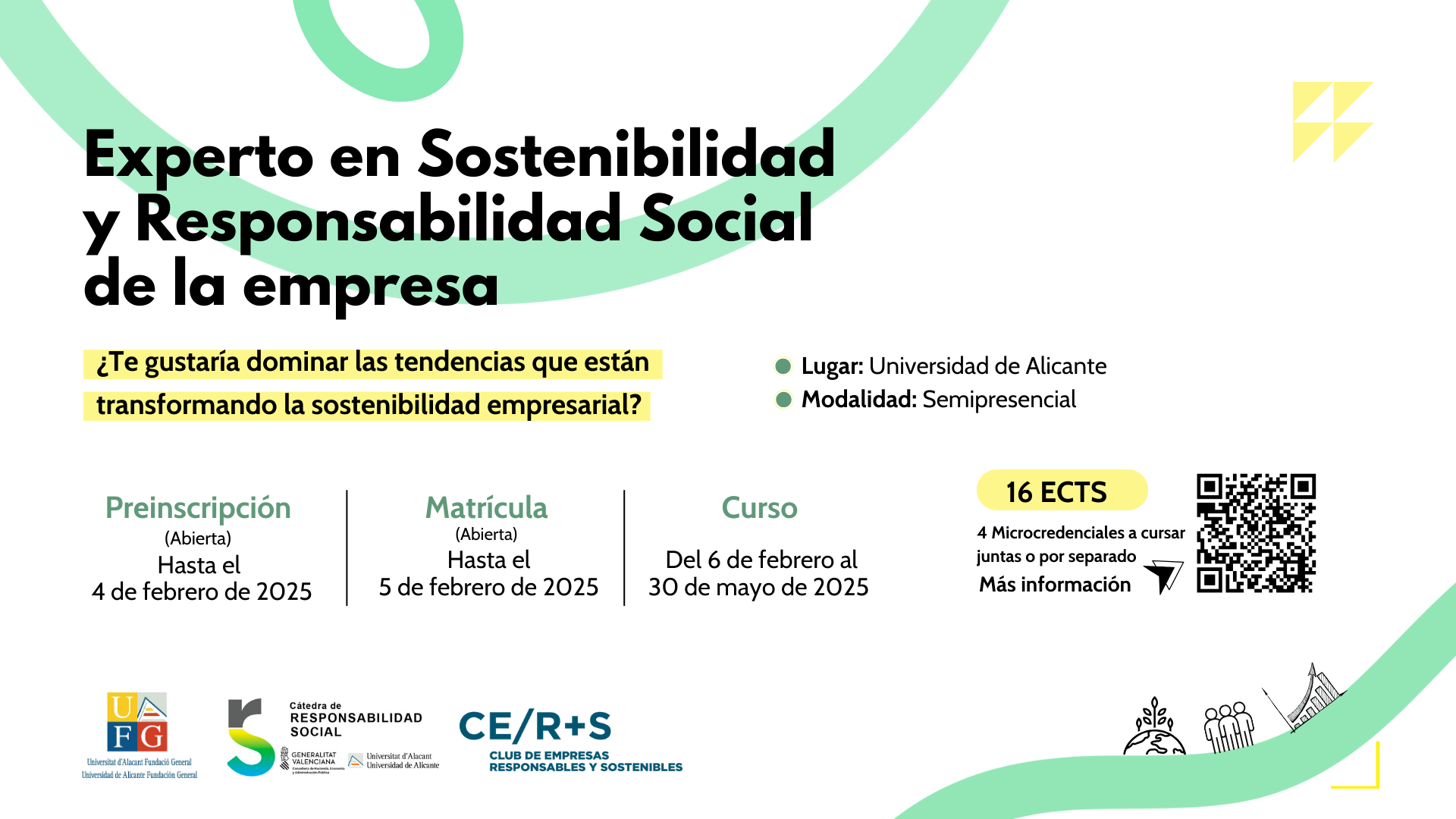 Lanzamiento del Curso “Experto en Sostenibilidad y Responsabilidad Social de la empresa”